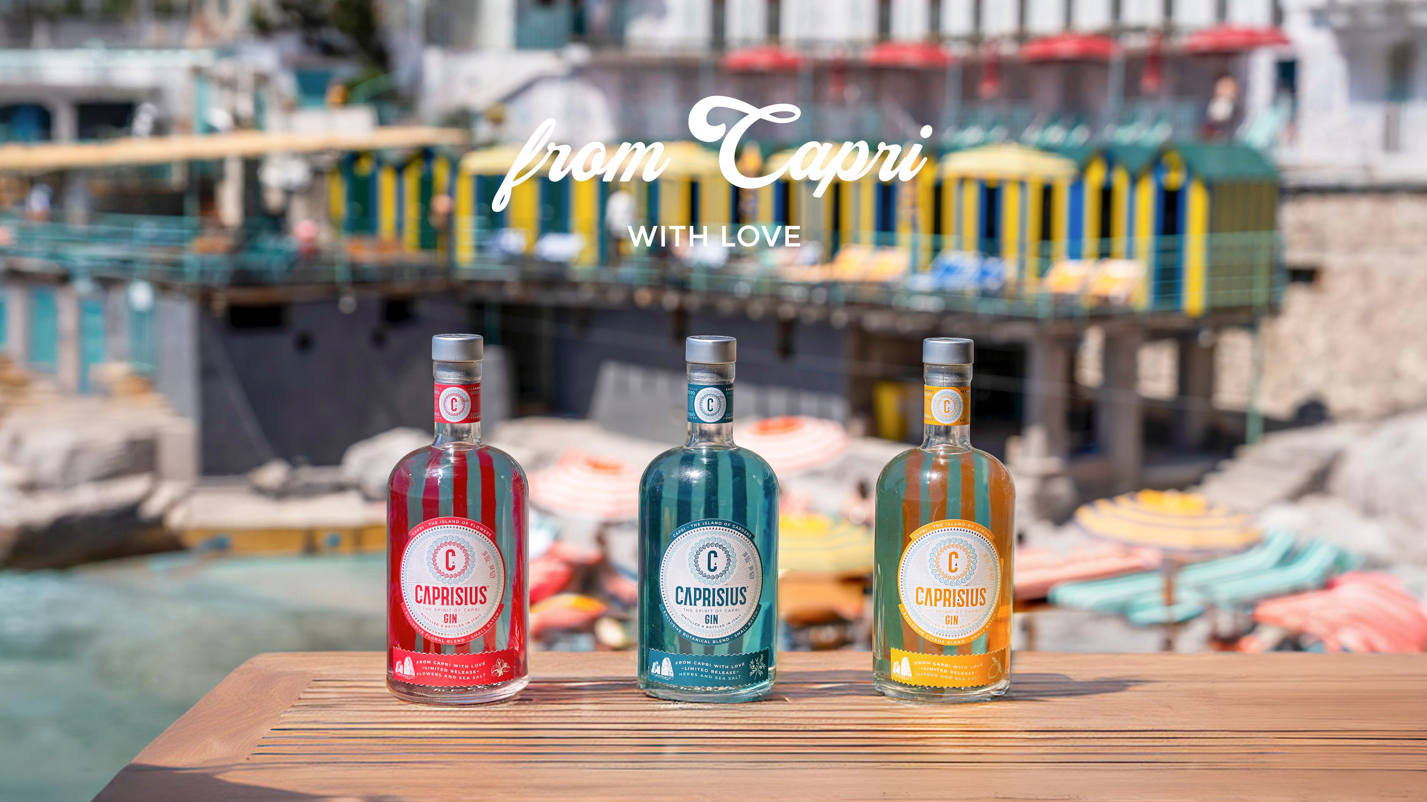 Caprisius gin,gin artigianale italiano,gin ispirato a Capri,botaniche mediterranee,gin campano,gin ispirato ai Faraglioni di Capri, gin italiano,Gin Fiori,Gin Erbaceo, Gin Agrumato, Limoni di capri gin, distillato italiano